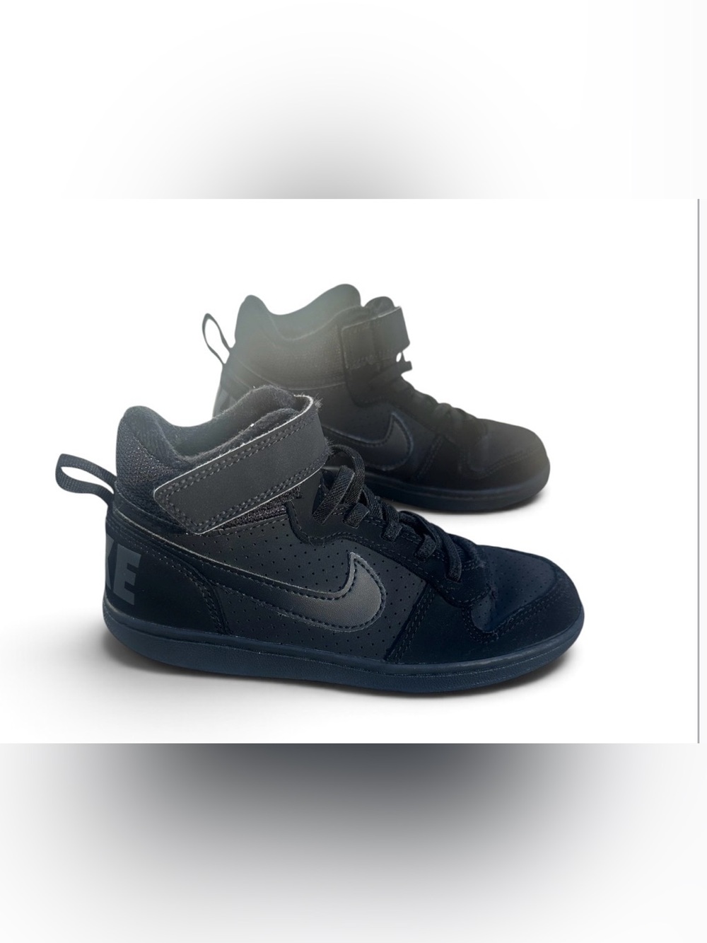 Nike Kids' Court Borough Mid 2 sneakers mid-top SIZE 13C Preowned
